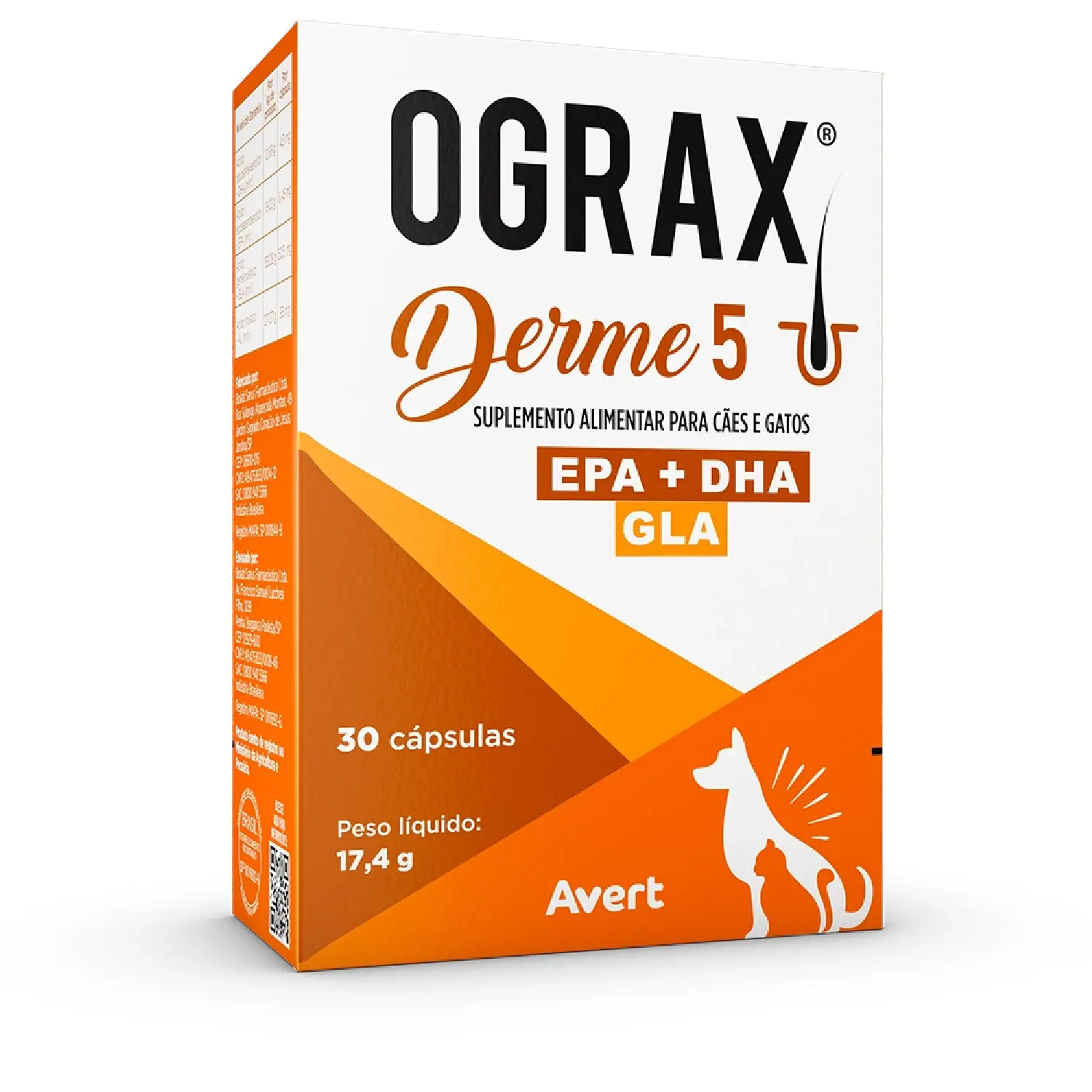 Ograx Derme 5 para Cães e Gatos Avert